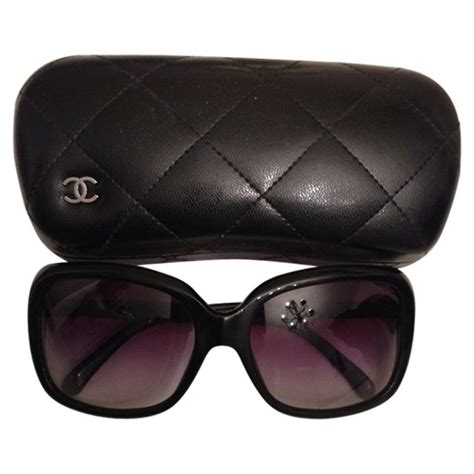 matte black chanel sunglasses crystals|Women's Designer CHANEL Sunglasses .